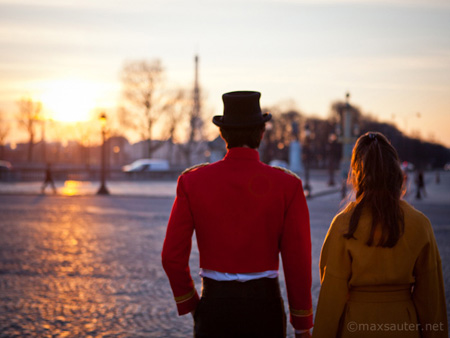Coucher de soleil sur Paris