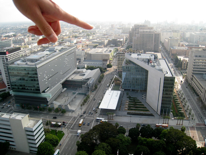 vue depuis le city hall de los angeles