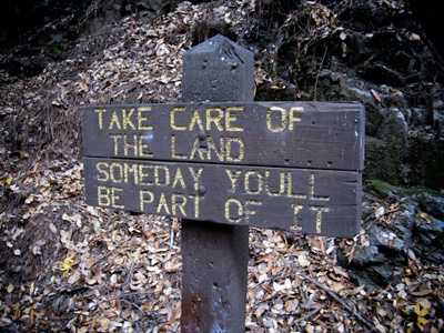 take care of the land