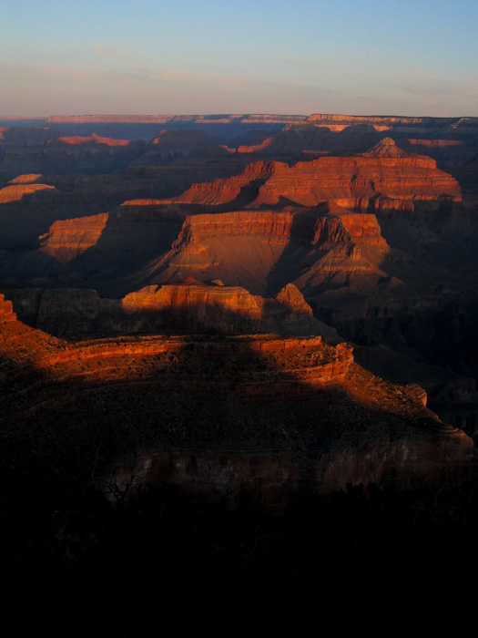lever de soleil au grand canyon