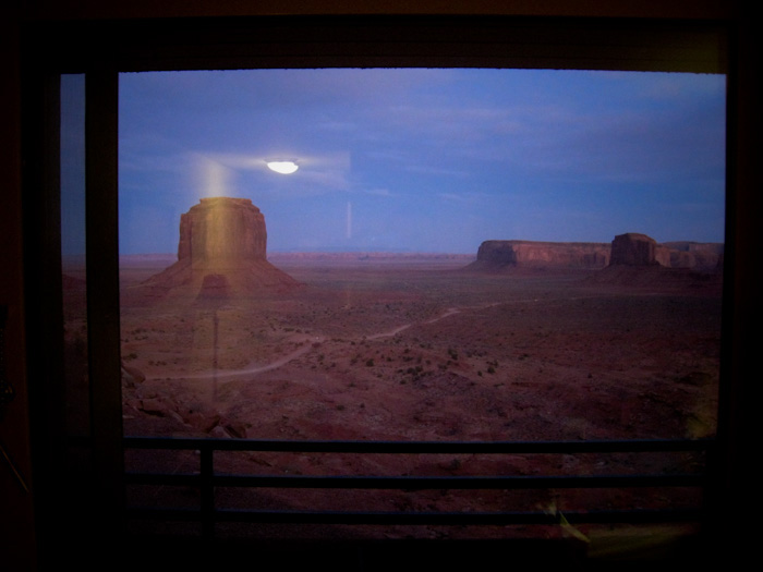 the view hotel / monument valley - vue depuis la chambre