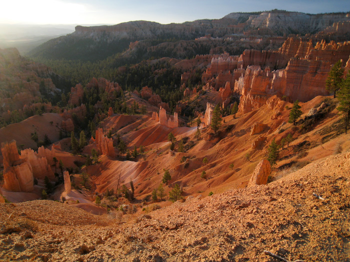 lever du jour sur bryce canyon