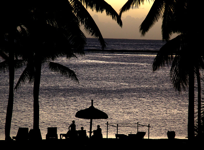 plage de l'hôtel sofitel à flic en flac, île maurice