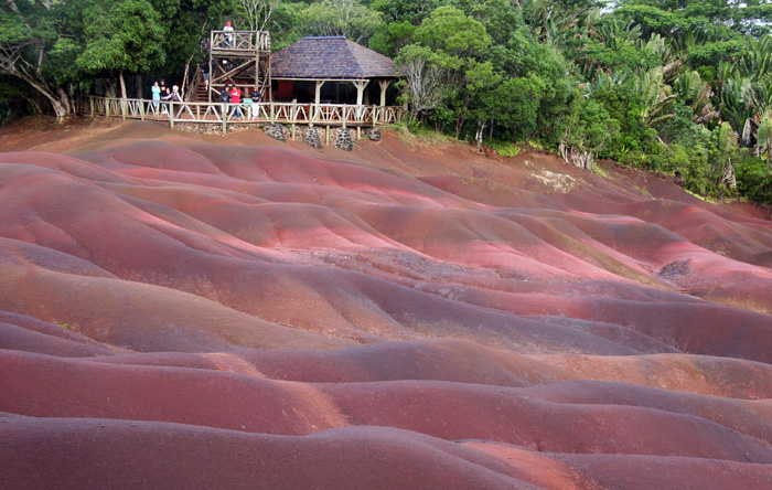 terre de couleur, chamarel, île maurice